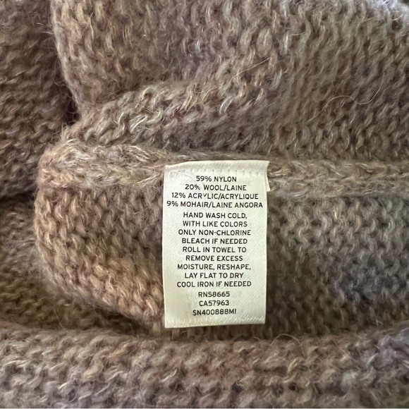 Something Navy taupe spacedye sweater in small - Picture 3 of 4